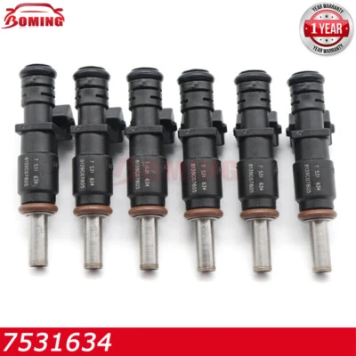 7531634 Fuel Injectors For 2006-2012 BMW 128i 328i X3 X5 Z4 525i 2.0/2.5/3.0L - Image 1 of 4