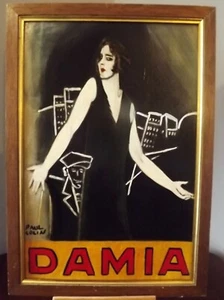 Gemälde nach Paul Colin Art Deco Poster "Damia" - Bild 1 von 6