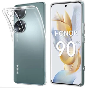 COVER CUSTODIA PER HONOR 90 5G TRASPARENTE TPU SLIM MORBIDA ULTRASLIM SILICONE - Foto 1 di 9