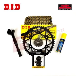 DID JT Twinstar XRing Gold Chain and Sprocket Kit to fit Yamaha WR450F W-N 07-22 - Picture 1 of 2