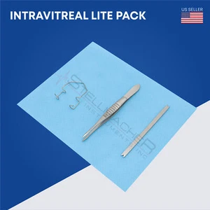 Paquete de procedimientos intravitreal Lite de un solo uso Instrumentos quirúrgicos Caja de 10 paquetes - Imagen 1 de 3