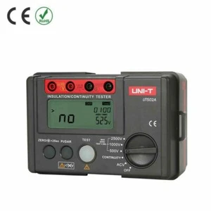 UT502A Tester Resistenza Isolante Megohmmetro Voltmetro Continuità 1PZ - Foto 1 di 7