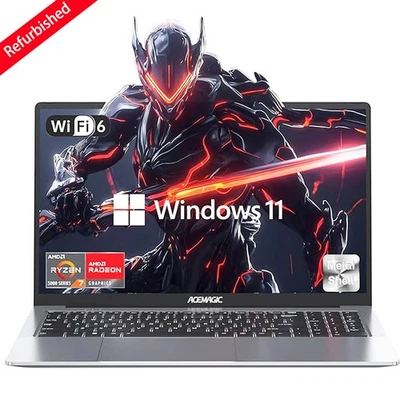 ACEMAGIC 16.1" FHD Laptop AMD Ryzen 7 5700U 16GB DDR4 512GB SDD WIFI6 Windows11 - Image 1 of 4