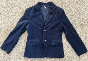 Janie and Jack Velvet Blazer Jacket Boys 12 Christmas Wedding Special Occasion - Picture 1 of 5