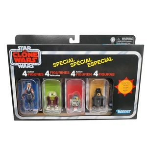 Star Wars Clone Wars Ahsoka Tano Battle Droid 4 Pack Hasbro Figure Set New Box - Picture 1 of 4