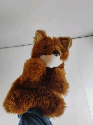 Vintage COUNTRY CRITTERS Red Fox/ Dog Plush Animal Hand Puppet Free Ship - Image 1 of 4