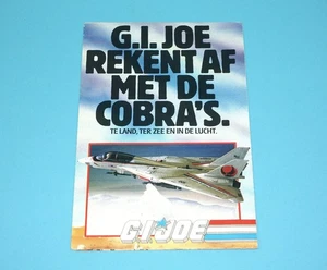 1988 GI JOE LEAFLET BROCHURE CATALOG "REKENT AF MET DE COBRA'S" NL DUTCH HASBRO - Picture 1 of 3