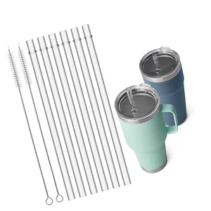 Pajitas para YETI, 6 Piezas Vaso Reutilizable Pajitas Transparentes Repuesto para YETI 25... - Imagen 1 de 7