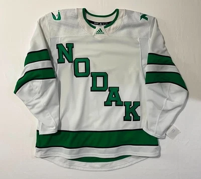 North Dakota Fighting Sioux Nodak Team Issued Authentic 56 Hockey Jersey NWT MiC - Image 1 of 4