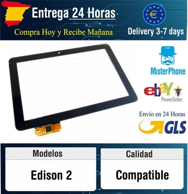 Pantalla Tactil Digitalizador Para BQ Edison 2 Negra - Imagen 1 de 3