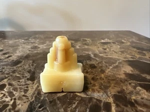Vintage GE Art Deco Skyscraper Guide Light Plug In Night Light WORKS Orange - Picture 1 of 7