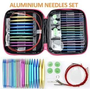 Knit Pro Aluminum alloy Deluxe Interchangeable Circular Knitting Needle-Set Gift - Picture 1 of 14
