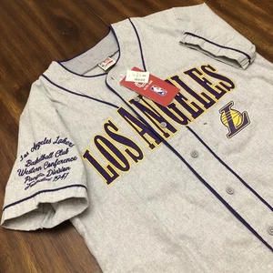 Maglia baseball basket NBA Ultra Game Los Angeles Lakers nuova con etichette taglia XS (taglia 41) - Foto 1 di 12
