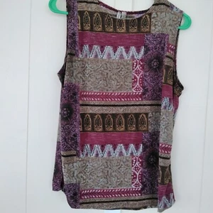 Top elástico sin mangas para mujer Susan Lawrence multicolor talla grande poliéster - Imagen 1 de 3