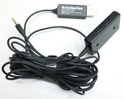 Original Used Working SteelSeries Siberia v2 Gaming Headset Mute / Mic Cord Plug - Image 1 of 4