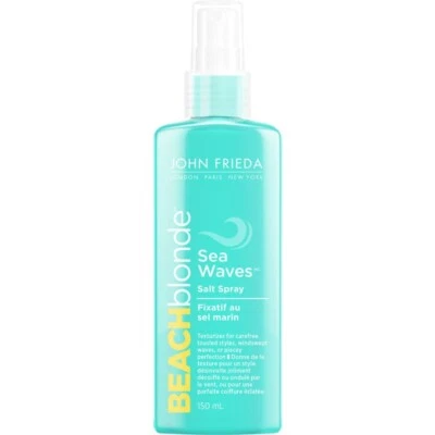 Spray de sal John Frieda Beach rubio olas de mar texturiza estilo despeinado 5 oz EA Foto 1 de 4