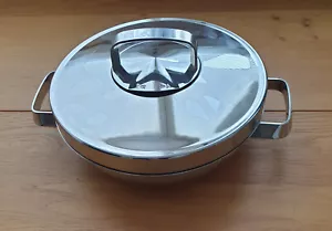 WMF Bratpfanne 26 cm Rund Transtherm Edelstahl 18/10 mit Metalldecken und Wras - Bild 1 von 3
