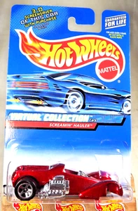 2000 Hot Wheels ERROR #156 Virtual Collection SCREAMIN' HAULER Red NoFrntWheels - Picture 1 of 6