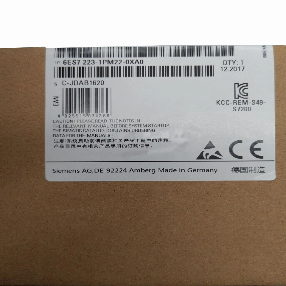 6ES7 223-1PM22-0XA0 NEW SIEMENS 6ES7223-1PM22-0XA0 SIMATIC S7-200 Digital Module - Image 1 of 1