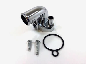 79-95 Mustang GT SVT Cobra 302 ci 5.0L FORD Water Neck Thermostat Housing Chrome - Picture 1 of 2