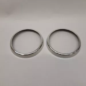 Classic Mini Edelstahlring Poliert Lüfterdüse Umrandung Paar Austin Rover MMAVB - Bild 1 von 3