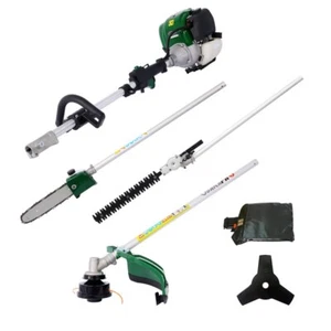 4 in 1 Multi-Functional Trimming Tool 38CC 4-Cycle w/Gas Pole Saw Hedge Trimmer - Picture 1 of 16