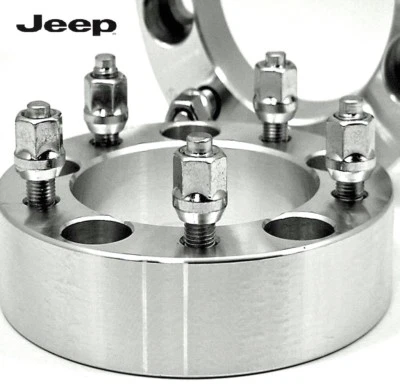 2 Pc JEEP SCRAMBLER Wheel Adapter Spacers 5x5.50 1.25 Inch # 5550B1/2 - Image 1 of 4