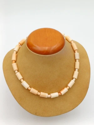 GIROCOLLO IN STILE TRIBALE , TIPO OSSO BOVINO AFRICANO - Immagine 1 di 4