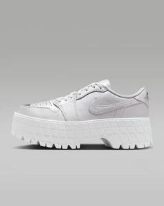 160 $ Nike Jordan 1 Brooklyn DAMEN-PLATEAUGRÖSSE 10 HF3184 100 NEU - Bild 1 von 10