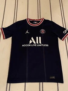 Paris Saint-Germain Jordan Youth Large Soccer Jersey Messi Neymar - Picture 1 of 5