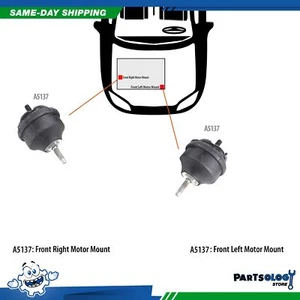 DNJ MMK1085 New Motor Mount Kit For 02-09 Buick Chevrolet Rainier 4.2L DOHC 24v - Picture 1 of 4