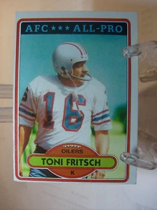 1980 Topps Football Card #165 Toni Fritsch AP (93635) - Picture 1 of 2