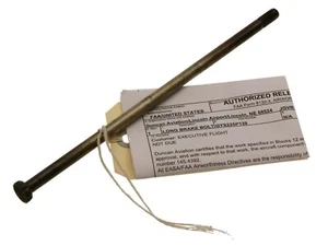 SERVICEABLE GOODYEAR ABSC BRAKE BOLT P/N GYS225P128 - NDT INSPECTED WITH 8130-3 - Picture 1 of 2