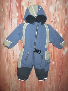 C&A Baby Club Schneeanzug blau grau Grösse 86 - Bild 1 von 6