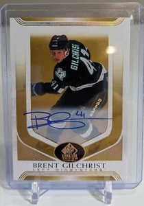 Brent Gilchrist 2020-21 SP Signature Edition Legends Auto #130 - Picture 1 of 2