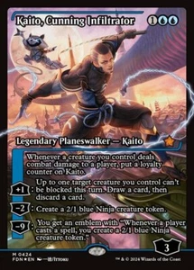 Kaito, Cunning Infiltrator - Foil - Showcase - TCG - UNGRADED - Picture 1 of 1