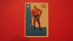 1959-60 Parkhurst #33 Bernie Geoffrion Montreal Canadiens* - Picture 1 of 14