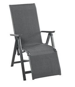 Gartenstuhl Relaxsessel Cleveland klappbar 107 x 60 x 76 cm Aluminium, Dehner - Bild 1 von 4