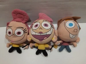 The Fairly Oddparents Plush Bundle X 3 Flippable Fairies 2in1 Nickelodeon Retro - Picture 1 of 13
