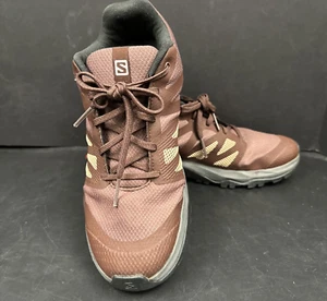 Salomon Damen Kaneo Wanderschuhe Outdoor Größe: US 8,5 weinrot rot Sneaker - Bild 1 von 10