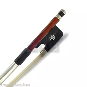 Hochwertiger neuer 14" Bratschenbogen A-Klasse Pernambuco Full-Line Abalone Silver Wrap - Bild 1 von 5