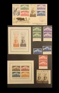 EGYPT 1949- 1ST Day Cover, Souvenir Card agricultural industry exhibition M.N.H - Picture 1 of 4