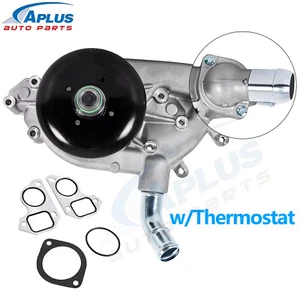 Engine Water Pump w/Thermostat for Chevy Silverado 1500 Tahoe GMC Sierra 1500 - Foto 1 di 13