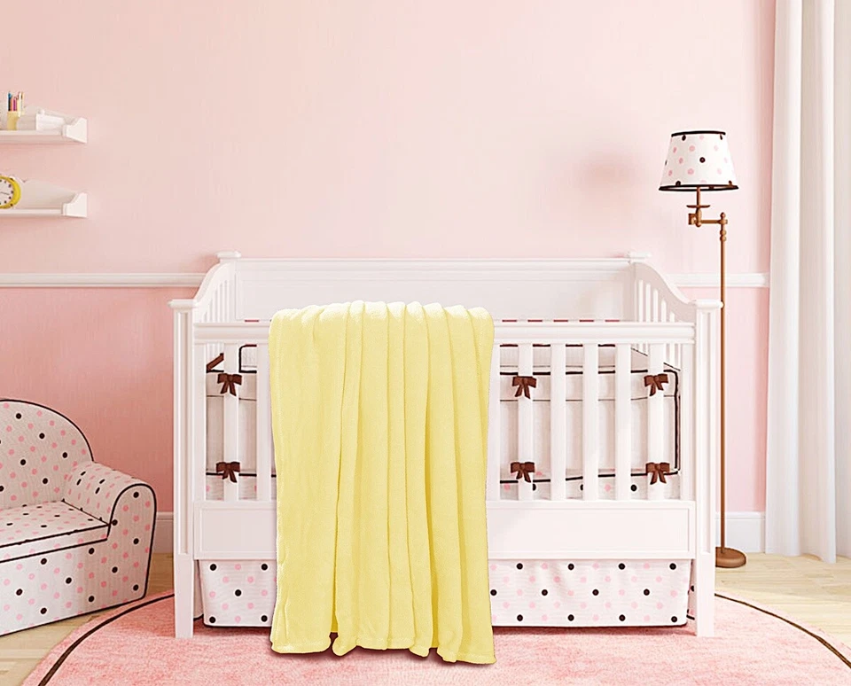 MANTA DE CAMA DE FELPA POLAR PARA CUNA/NIÑO PEQUEÑO 50" X 60" Foto 1 de 1