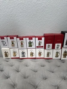 16 Bierstein Ornamente Punze Komplettsatz Sonderausgabe 2012-2024 Motto - Bild 1 von 15