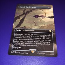 MTG Magic Commander Lord of the Rings Nazgul Battle-Mace Borderless 0510 - NM