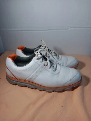 FootJoy Shoes  10.5  Dryjoys Tour Golf Shoes White/orange  - Image 1 of 4