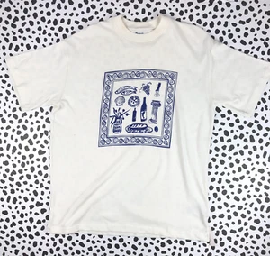 MADEWELL X Lisa Says Gah! NEW Graphic Softfade Cotton Ex-Boyfriend Tee XS NR364 - Picture 1 of 5