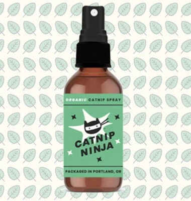 9 Pack Catnip Ninja Spray, New Organic Catnip Oil, Cat Lover Gift - Image 1 of 4