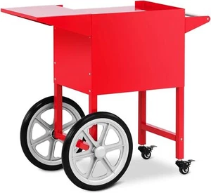 Royal Catering Popcorn Maker Cart Trolley Steel Red - Picture 1 of 5